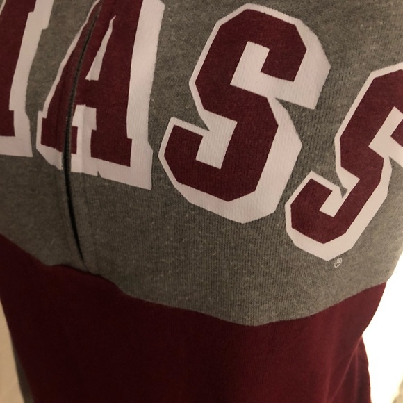 💗 PINK 💗Half-zip💗UMASS💗XS💗 AMHERST💗BOSTON - Picture 2 of 15